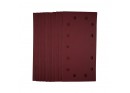 1/2 Sanding Sheets with Hook and Loop, 115 x 230mm, 240 Grit (Pack of 10)