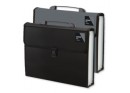 20 Pocket Expanding File - Black /Grey