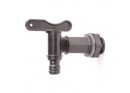 Black Plastic Water Butt Tap