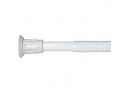L-Shaped Telescopic Shower Curtain Rod - White